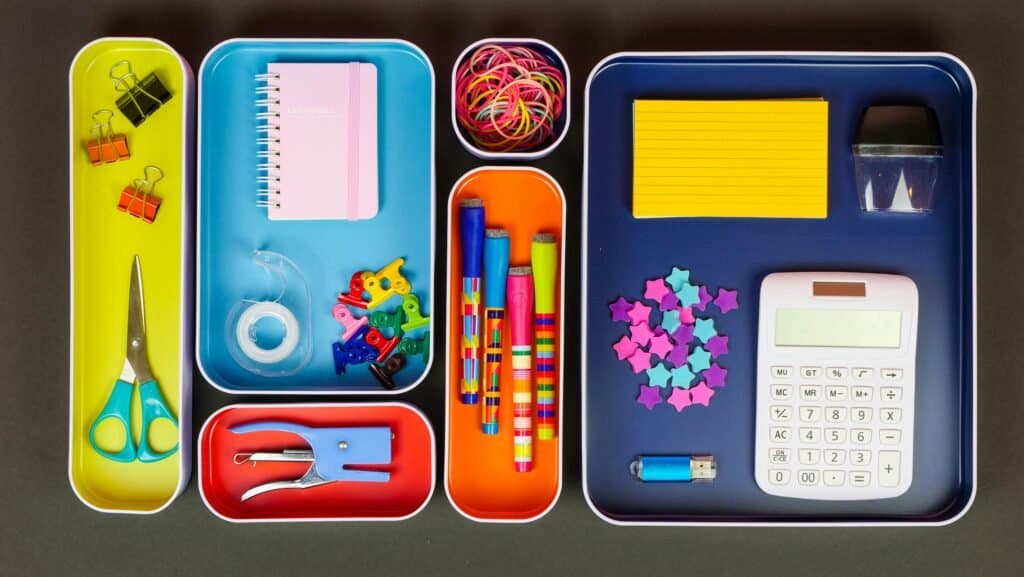 Effective homeschool organization South Africa starts with a good planner and desk setup.